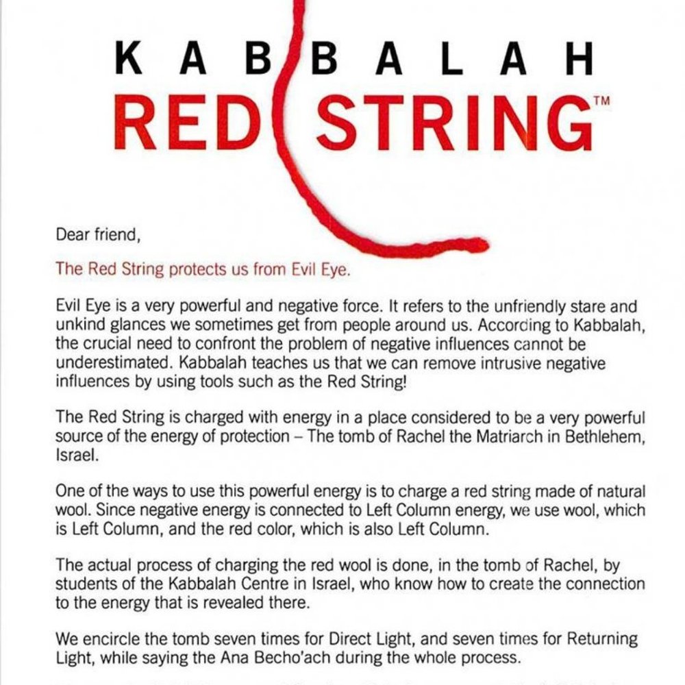 Kabbalah RedString Turquoise Protection bracelet - Picture 13 of 14